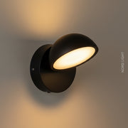 LUNO BASIC IP65 – ספוט קיר חוץ מתכוונן LED | 2 גדלים | שחור / לבן