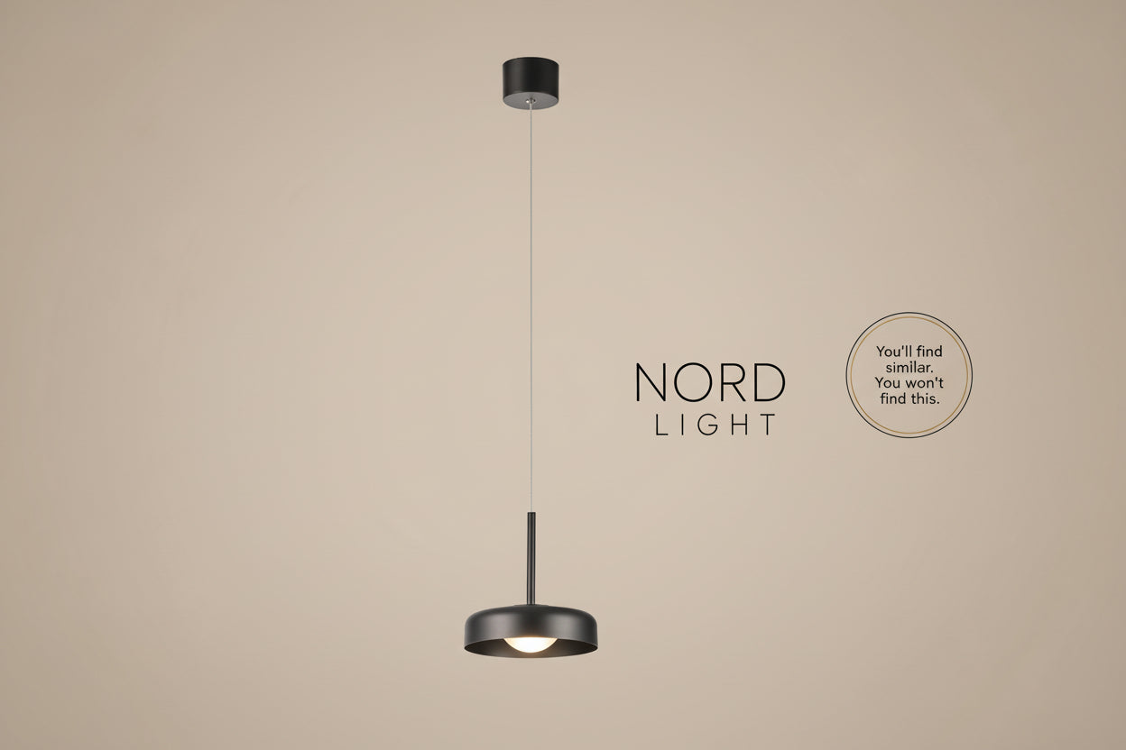 מנורת תלייה NORDIC SOFT FLOW – סדרת LED מינימליסטית
