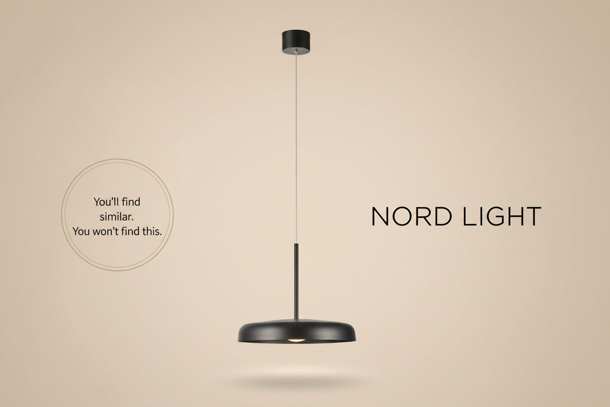 מנורת תלייה NORDIC SOFT FLOW – סדרת LED מינימליסטית