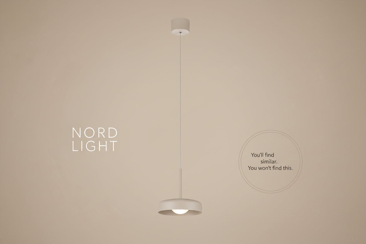 מנורת תלייה NORDIC SOFT FLOW – סדרת LED מינימליסטית