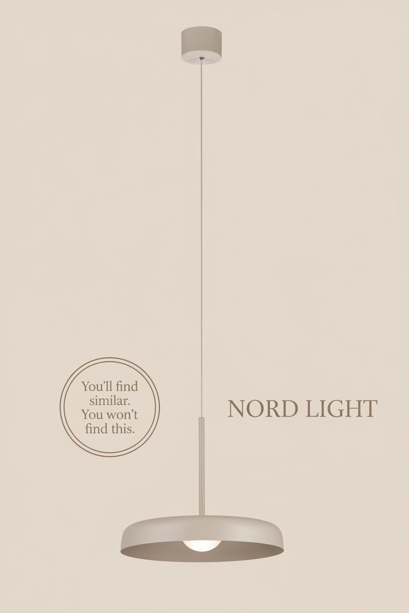 מנורת תלייה NORDIC SOFT FLOW – סדרת LED מינימליסטית
