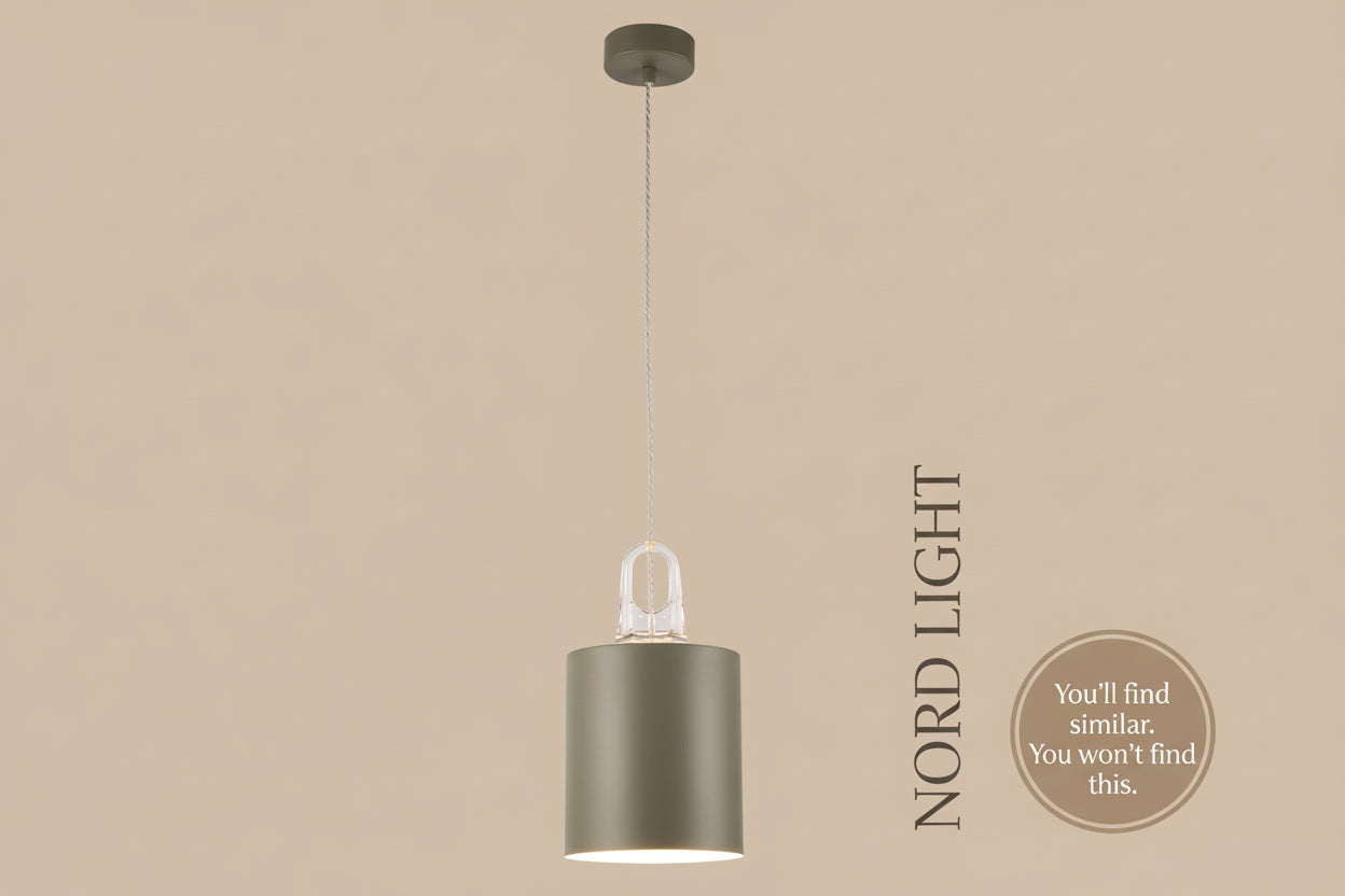 מנורת תלייה NORDIC SHAPE – סדרת גופים מודרניים ב־3 עיצובים