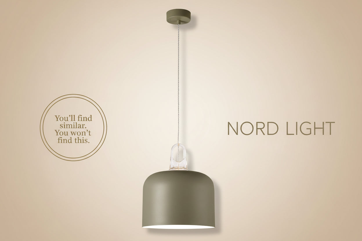 מנורת תלייה NORDIC SHAPE – סדרת גופים מודרניים ב־3 עיצובים