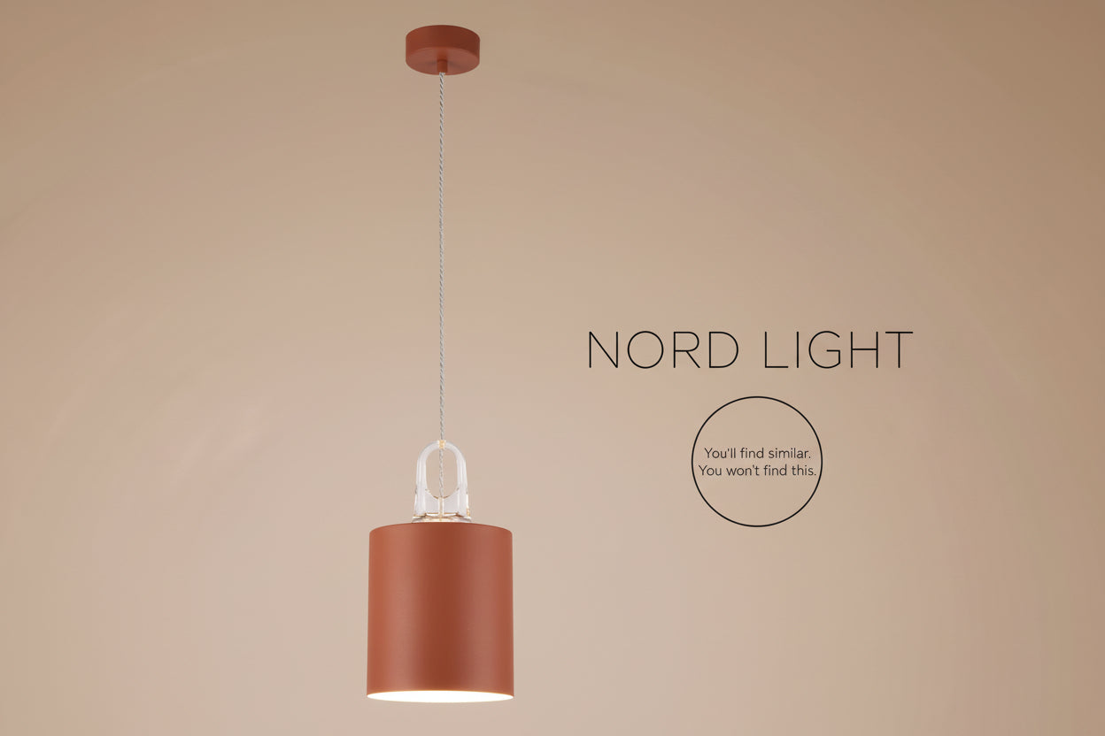 מנורת תלייה NORDIC SHAPE – סדרת גופים מודרניים ב־3 עיצובים