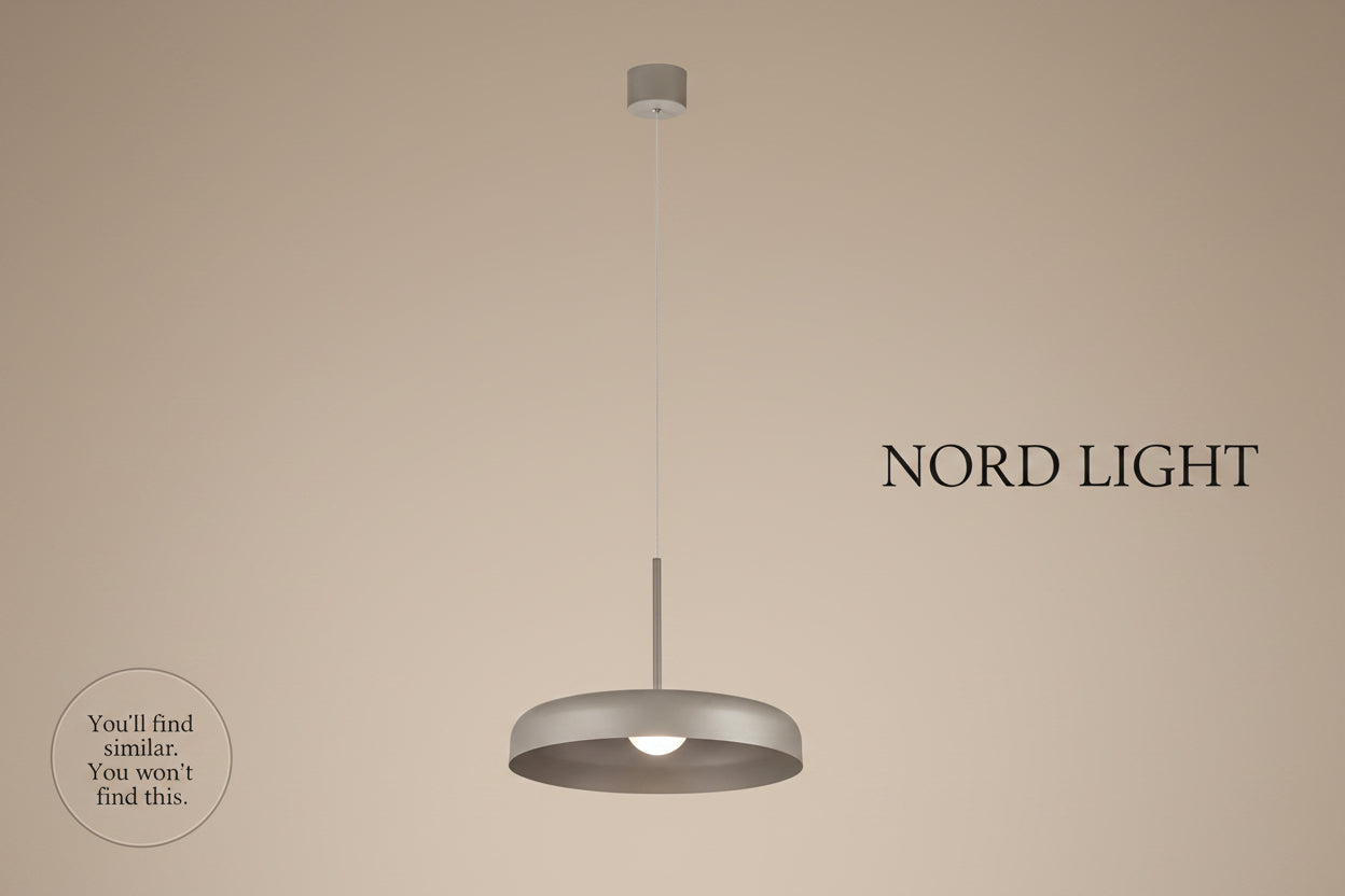 מנורת תלייה NORDIC SOFT FLOW – סדרת LED מינימליסטית