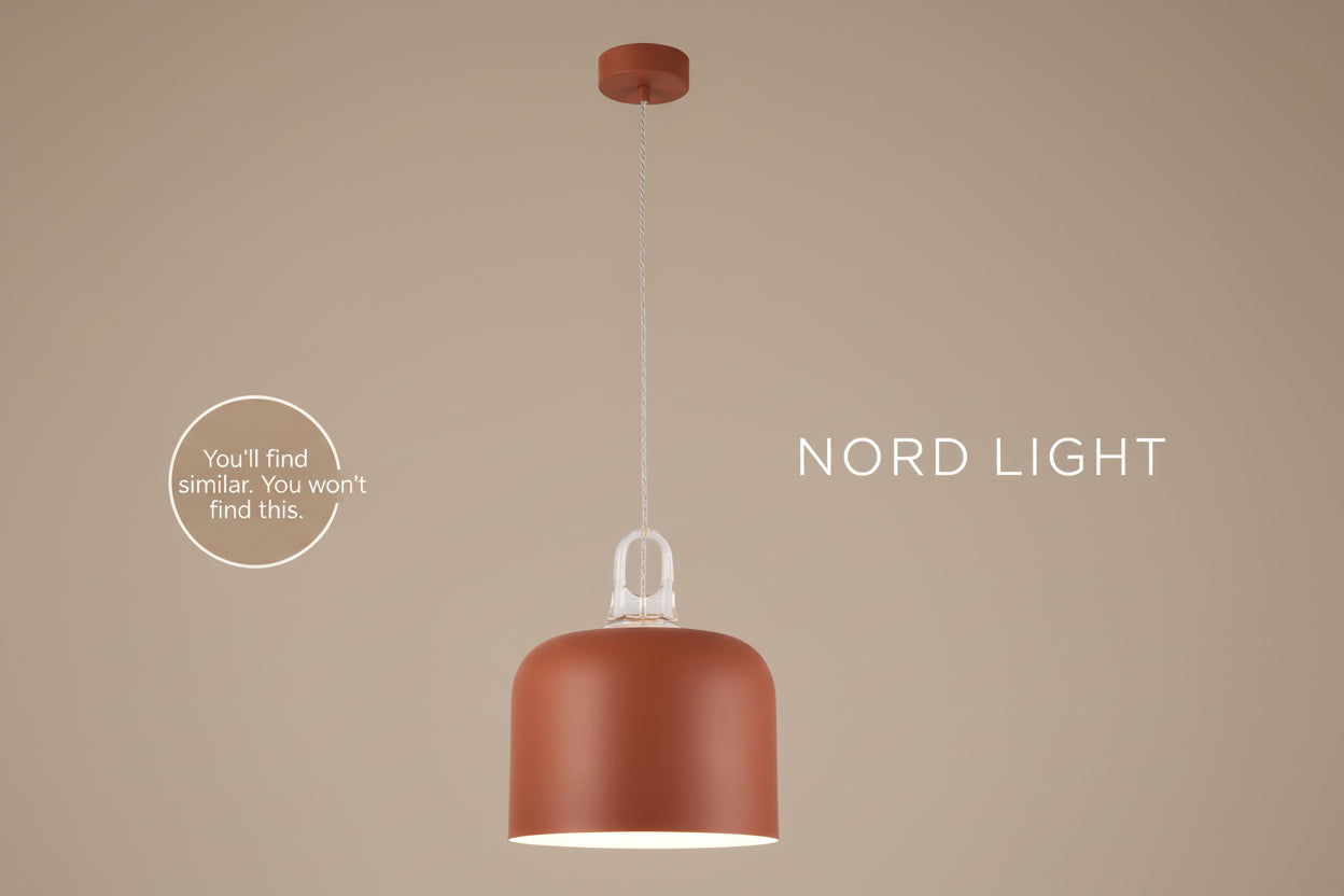 מנורת תלייה NORDIC SHAPE – סדרת גופים מודרניים ב־3 עיצובים