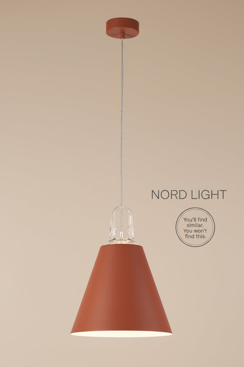 מנורת תלייה NORDIC SHAPE – סדרת גופים מודרניים ב־3 עיצובים