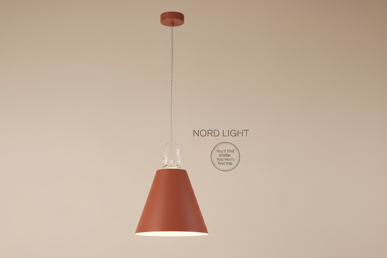 מנורת תלייה NORDIC SHAPE – סדרת גופים מודרניים ב־3 עיצובים