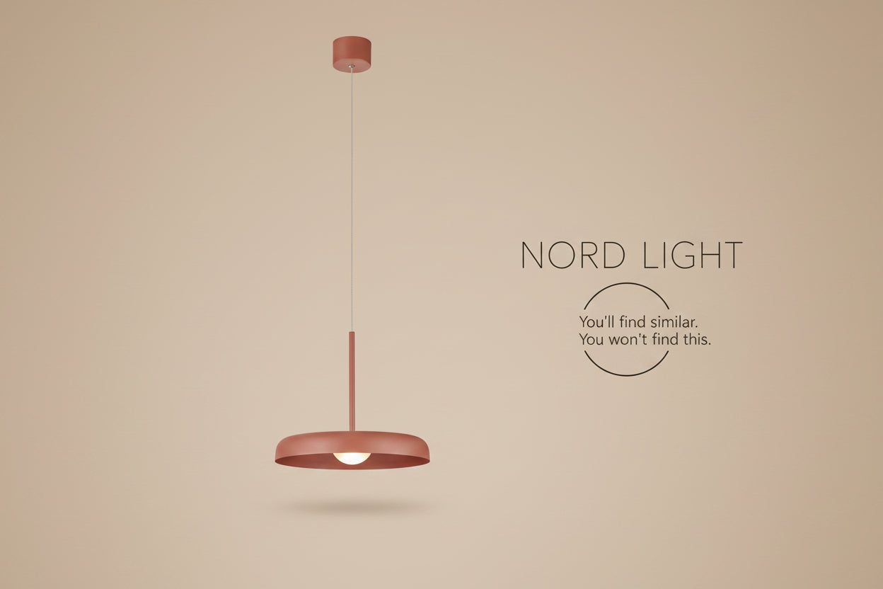 מנורת תלייה NORDIC SOFT FLOW – סדרת LED מינימליסטית