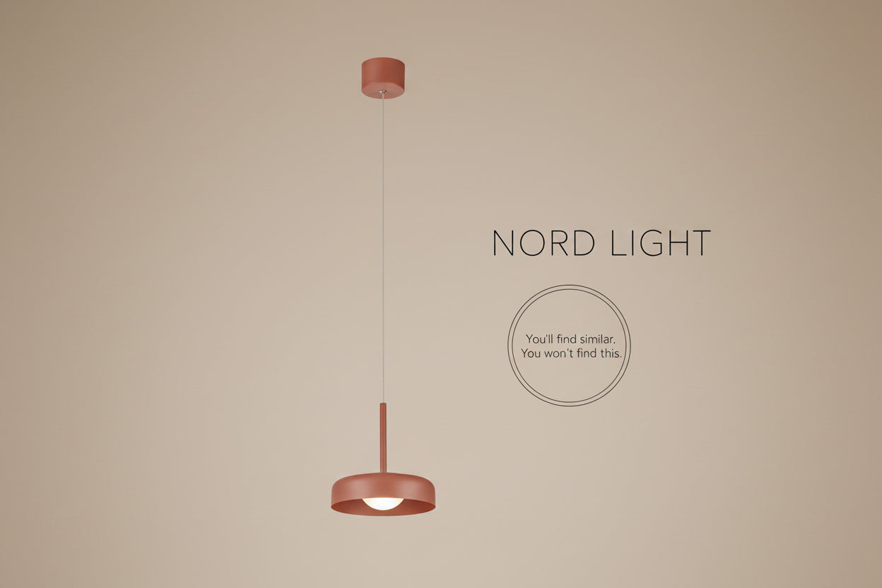 מנורת תלייה NORDIC SOFT FLOW – סדרת LED מינימליסטית