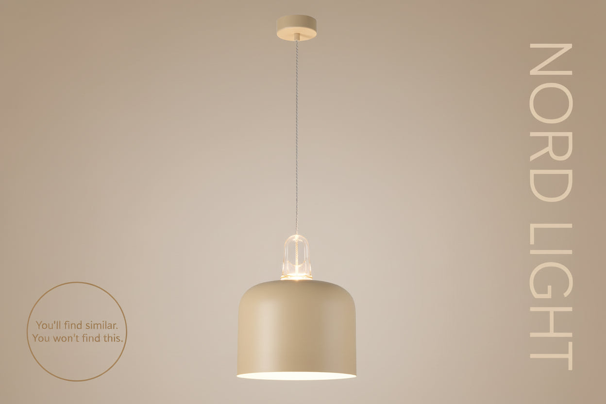 מנורת תלייה NORDIC SHAPE – סדרת גופים מודרניים ב־3 עיצובים