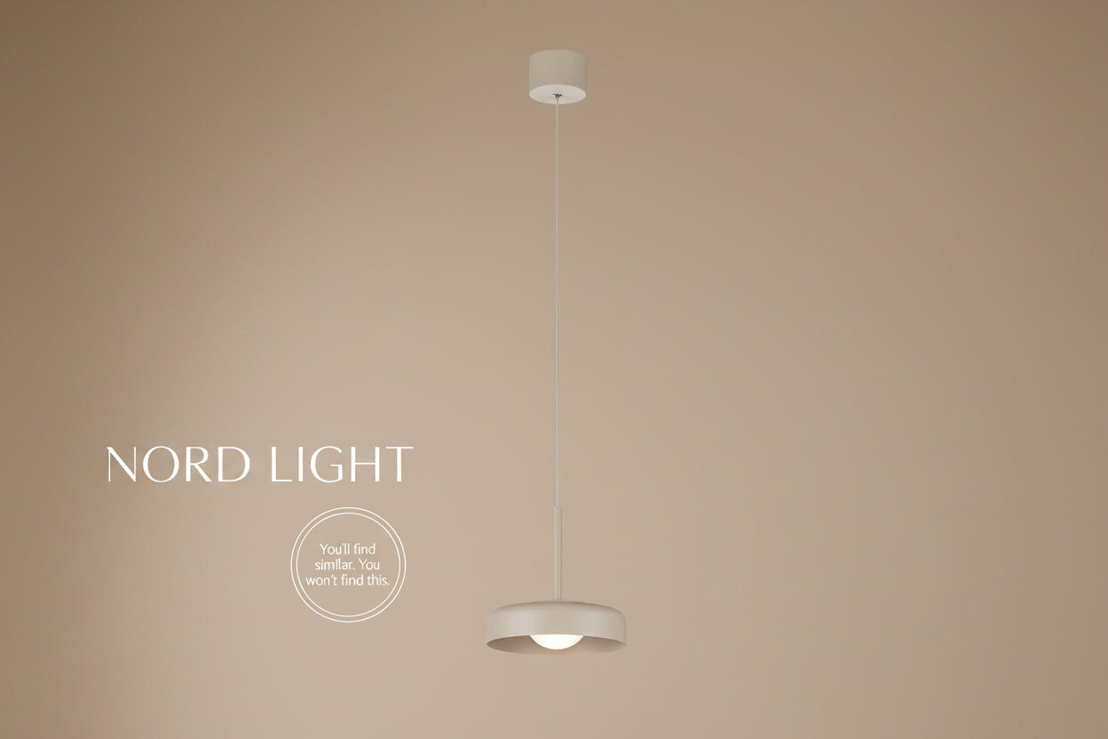 מנורת תלייה NORDIC SOFT FLOW – סדרת LED מינימליסטית