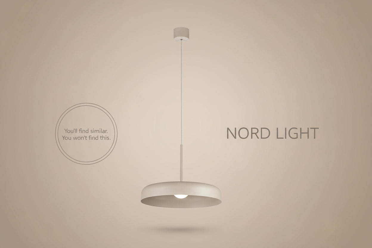 מנורת תלייה NORDIC SOFT FLOW – סדרת LED מינימליסטית