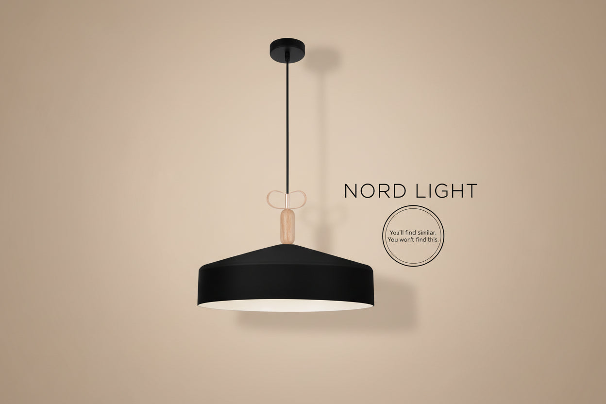 תליון מעוצב NORDIC HAT – שילוב עץ ומתכת
