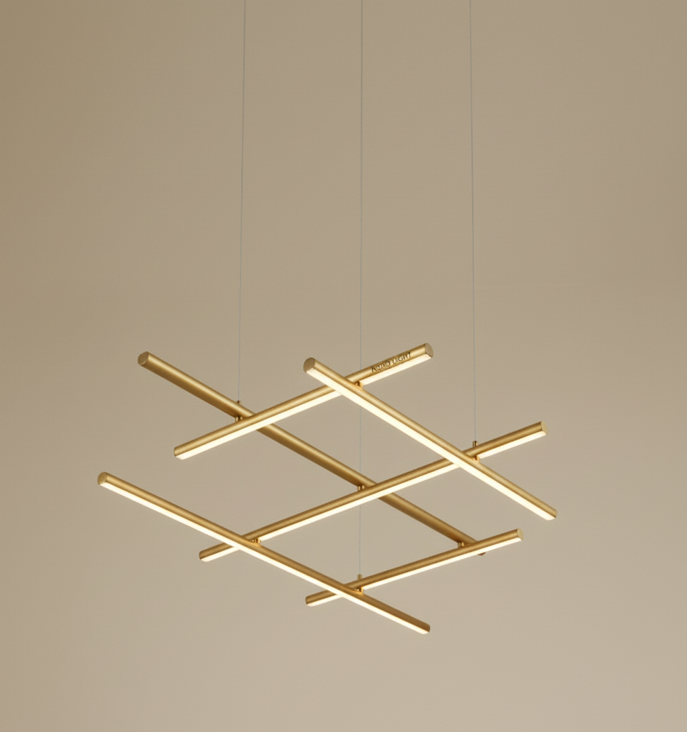 תלייה דגם "אוגן" – עיצוב בריבוע