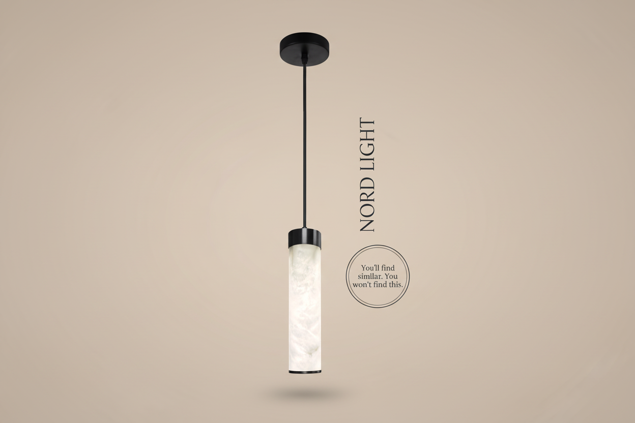גוף תלייה AURORA TUBE – תאורה תלויה אלגנטית משיש טבעי