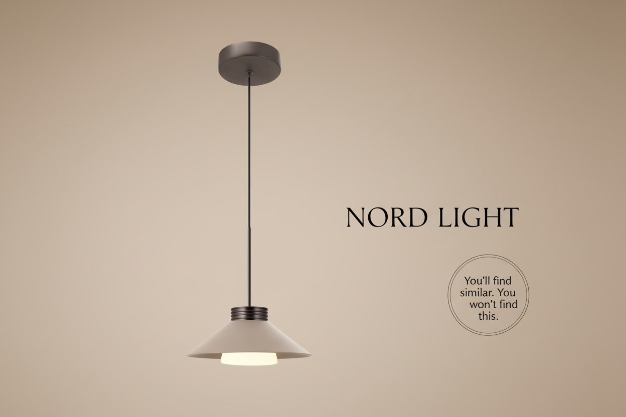 גוף תאורה תלוי NORDICA – מנורת תלייה מעוצבת בסגנון סקנדינבי