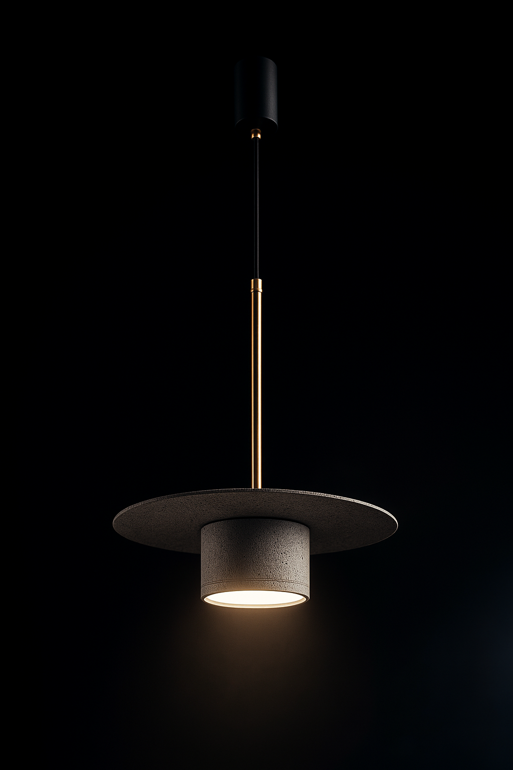 Aureo – מנורת תלייה מודרנית בשחור וזהב