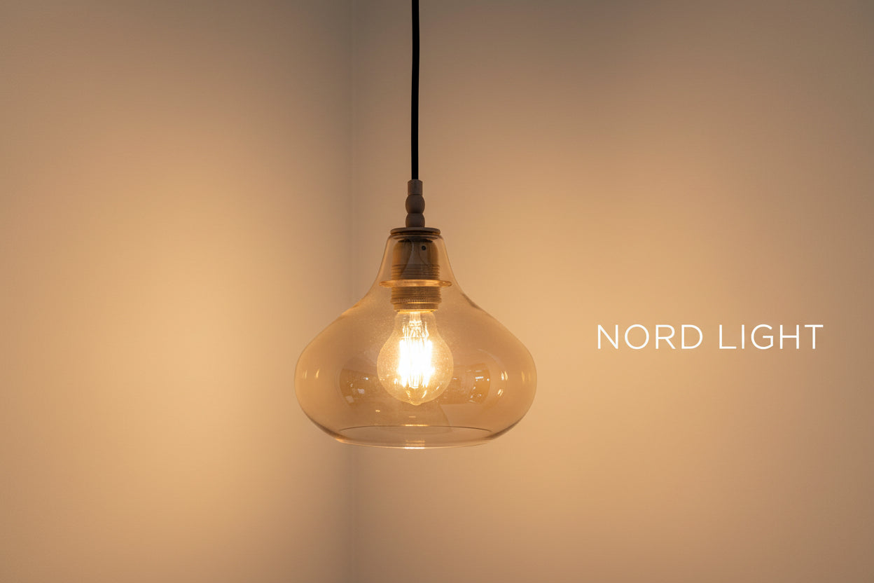 ✨ זכוכית טיפה – גוף תאורה תלוי בעבודת יד