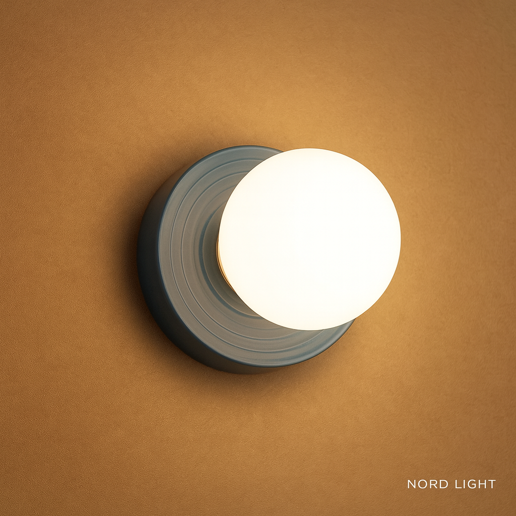 תאורת קיר קרמית מעוצבת – דגם GLAZZO