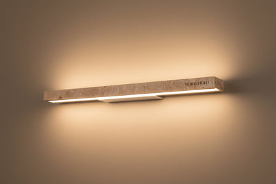 TRAVERTINE LINE PRO – גוף תאורה מעל מראה מאבן טרוורטין טבעית