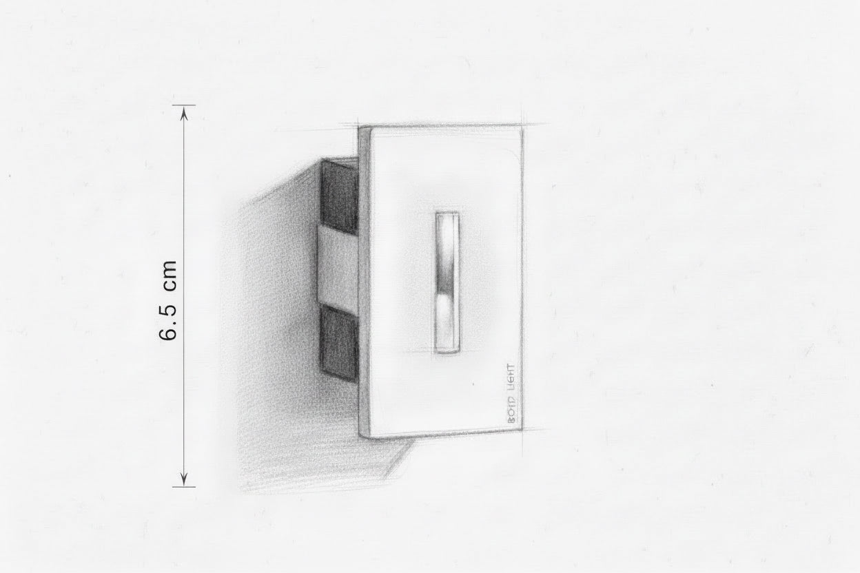MINI STEP LINE PRO – שקוע קיר מלבני מקצועי LED