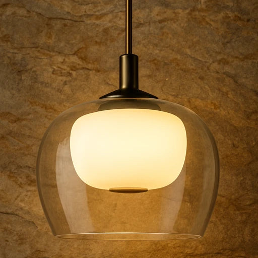 גוף תאורה תלוי – "Nordic Glass Elegance