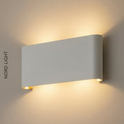 NOX EDGE IP65 – מנורת קיר אדריכלית דו־כיוונית | סדרת BASIC חוץ