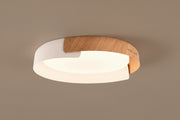 פלפון תקרה עגול WOOD RING – LED 7132 or