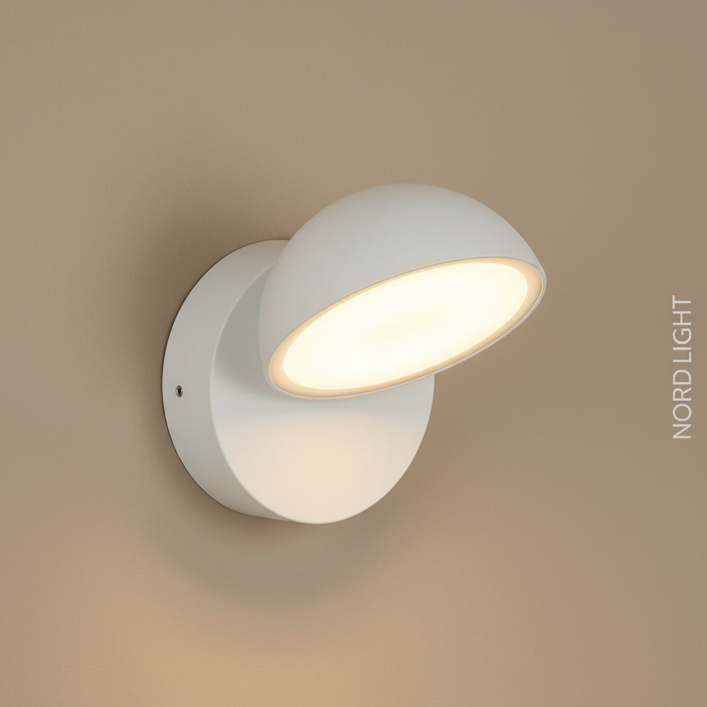 LUNO BASIC IP65 – ספוט קיר חוץ מתכוונן LED | 2 גדלים | שחור / לבן