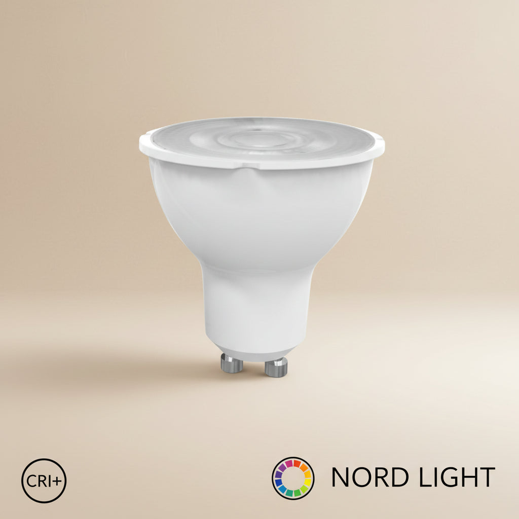 נורת LED GU10 8W – אור חם 3000K / אור ניטרלי 4000K / אור לבן 6000K