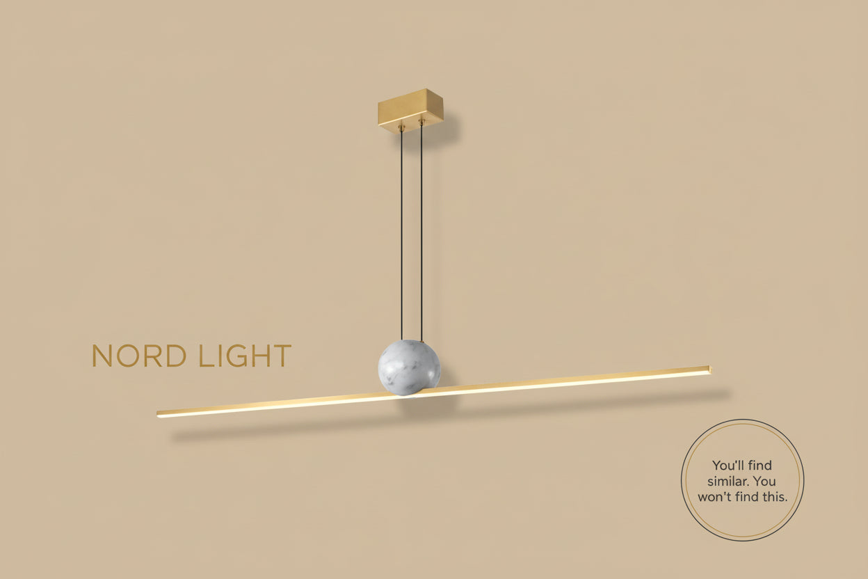 פלגוס Marble Line 24W CCT – תלייה יוקרתית עם כדור שיש טבעי