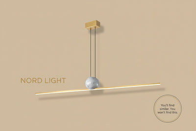 פלגוס Marble Line 24W CCT – תלייה יוקרתית עם כדור שיש טבעי