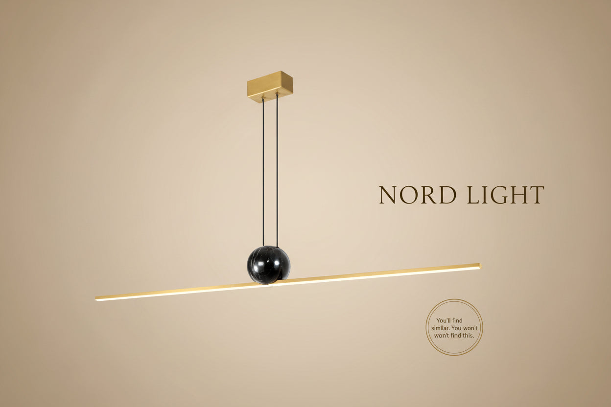 פלגוס Marble Line 24W CCT – תלייה יוקרתית עם כדור שיש טבעי