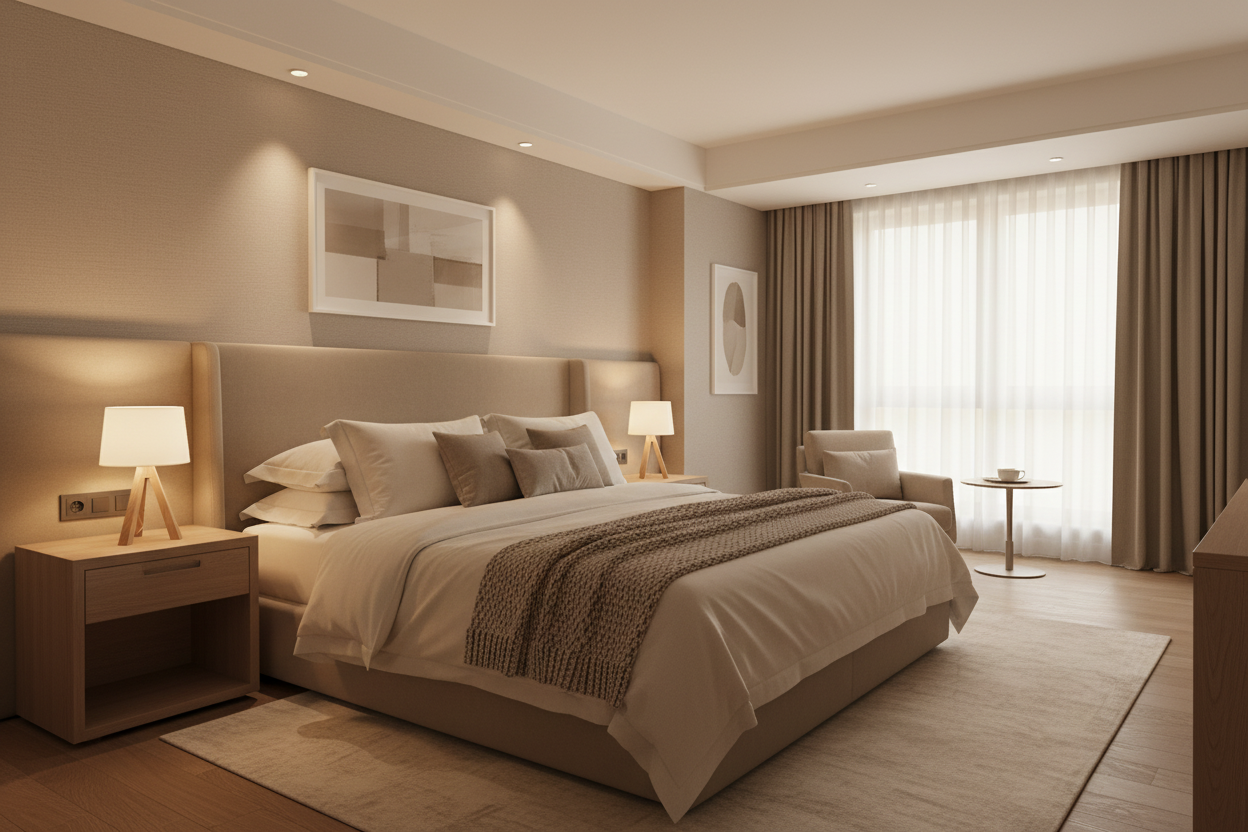 מנורת שולחן SCANDI TRIPOD – מנורת לילה מעוצבת עם רגלי עץ