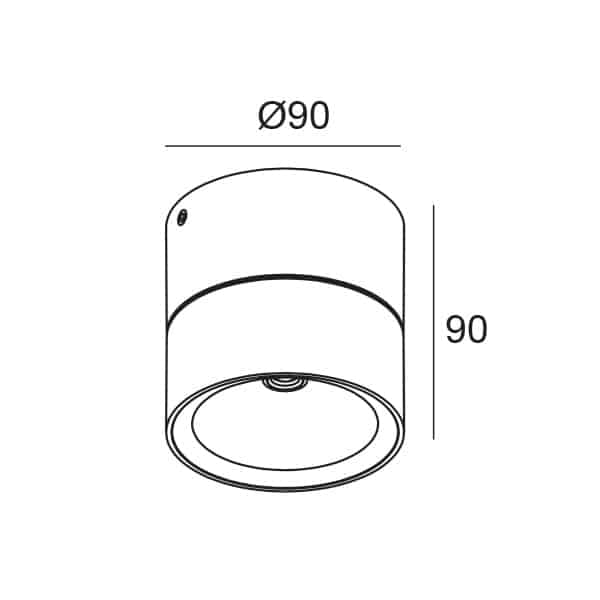 צילינדר מתכוונן מוגן מים
