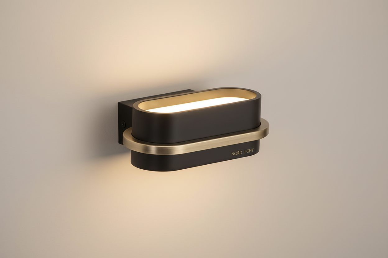 AURA ONE – מנורת קיר LED כיוונית בגימור פרימיום