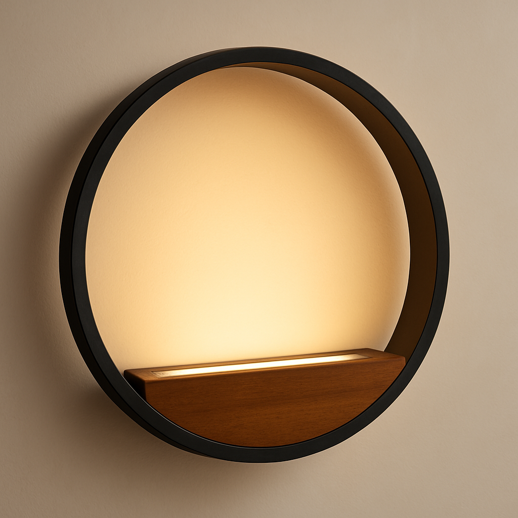 ונציה קיר – מנורת קיר עגולה מוגנת מים IP65