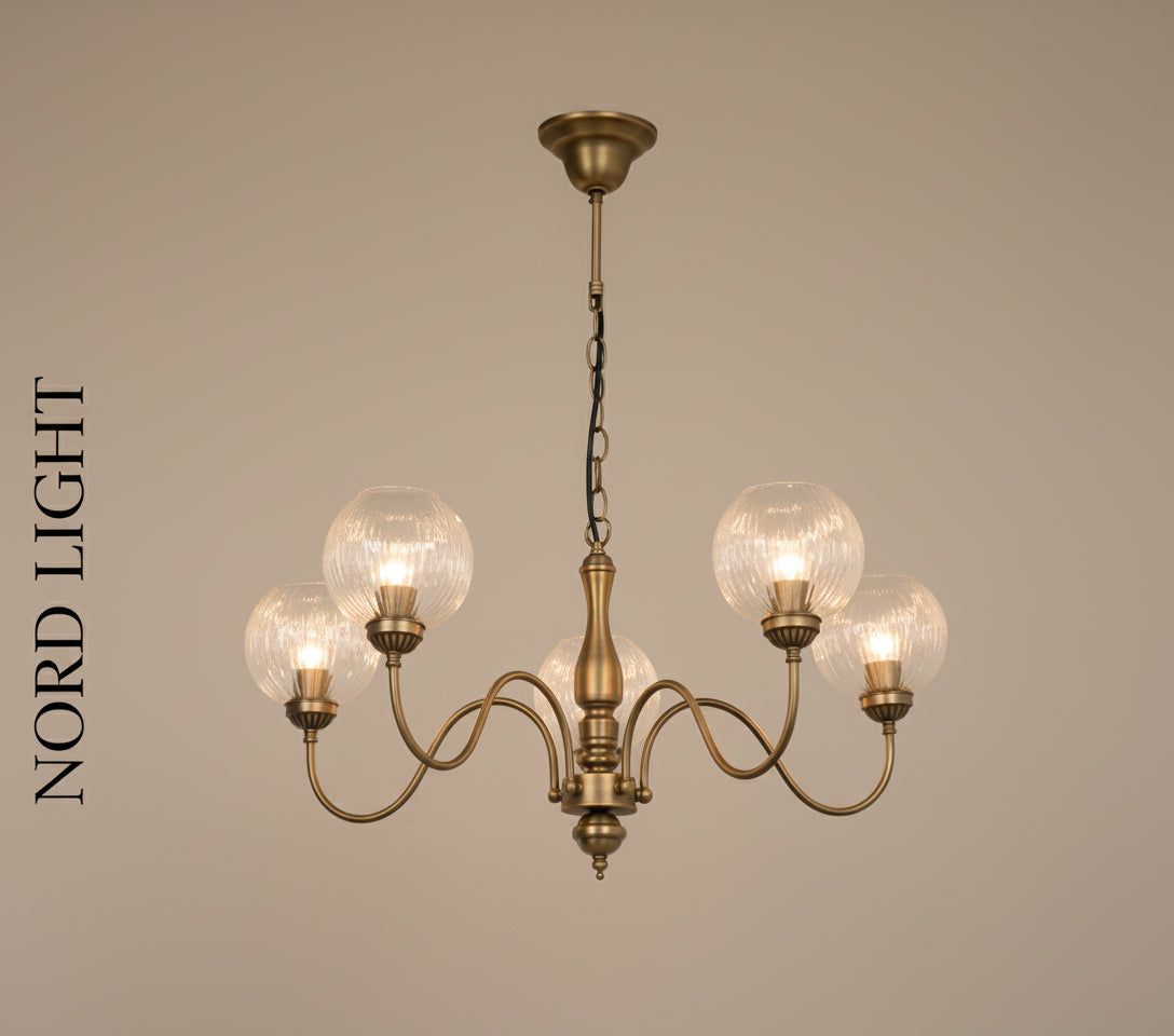 סדרת וינטג’ פליז מושחר – נברשות 3 / 5 / 8 קנים