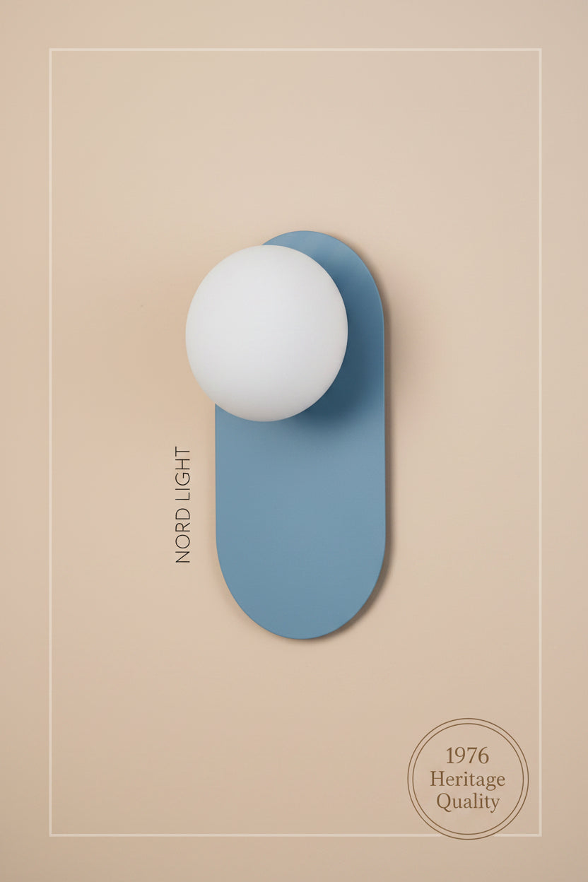 LUNA PILL מנורת קיר כדור זכוכית | 6 צבעים