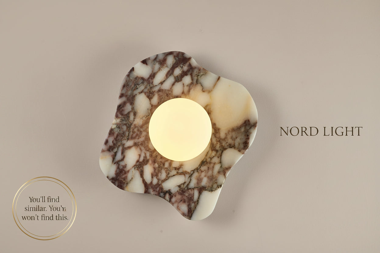 מנורת קיר NORD MARBLE ART : NMA-24 משיש