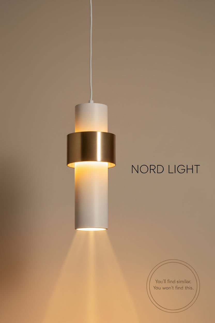מנורת תלייה צילינדר LED 22W – גוף תאורה חזק לפינת אוכל ואי מטבח