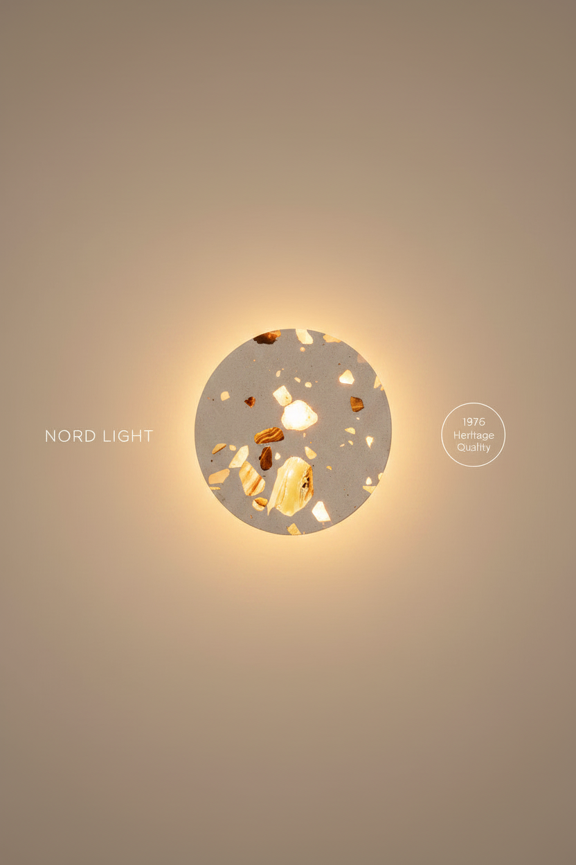 מנורת קיר STONE LIGHT DISC
