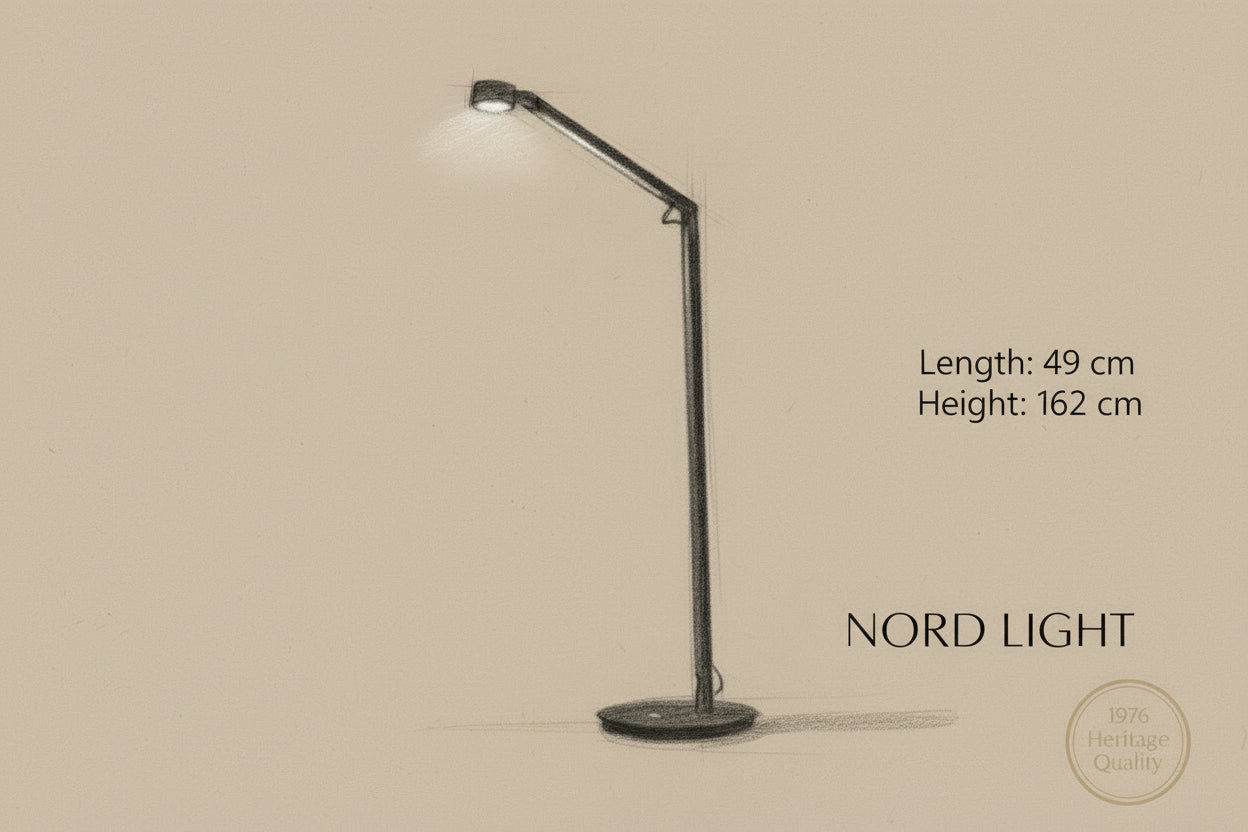 מנורת עמידה לקריאה NORD TASK תאורת LED מקצועית