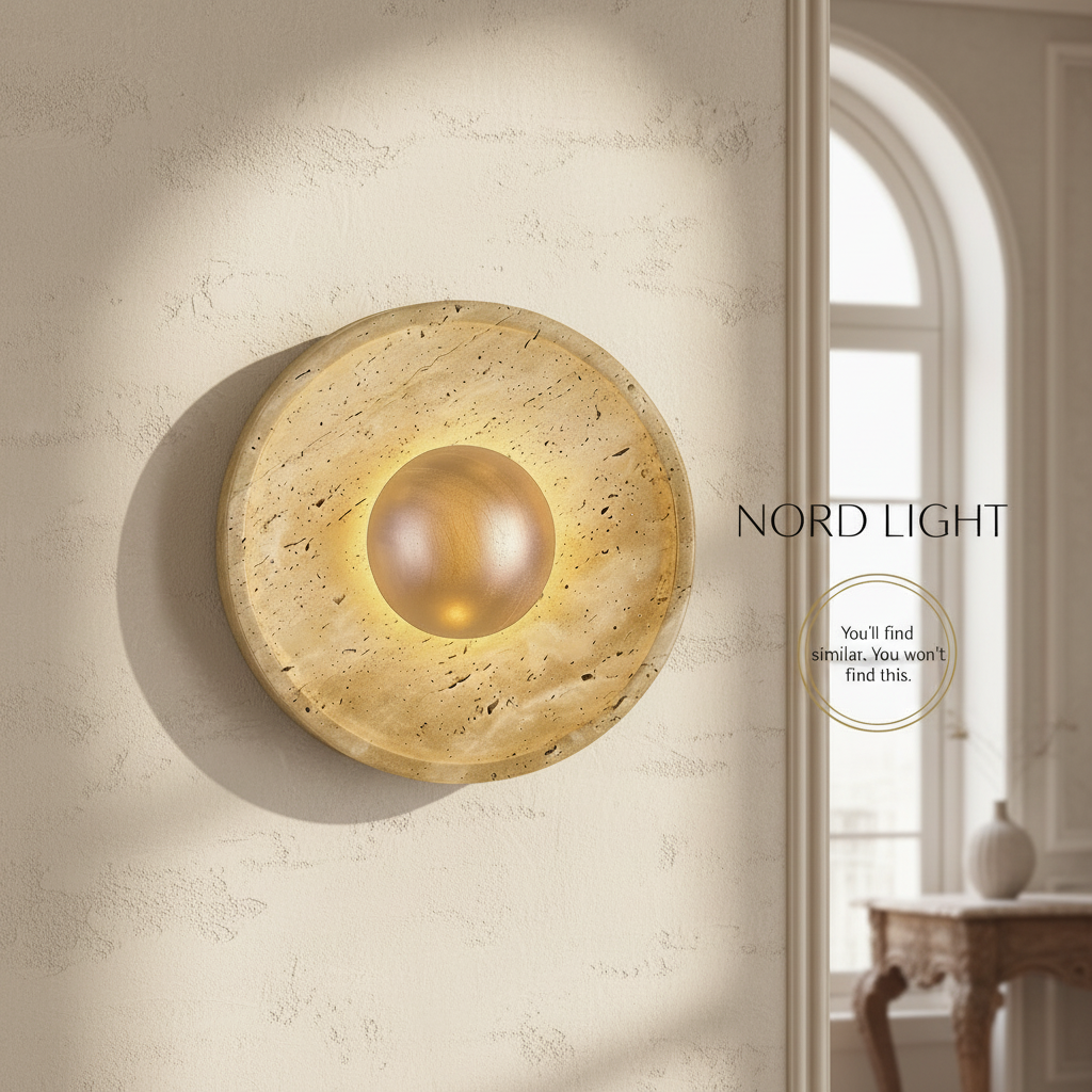 מנורת קיר NORD STONE WOOD