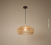 RAVENNA RATTAN – מנורת תלייה ראטן טבעי E27 | עיצוב חם וביתי