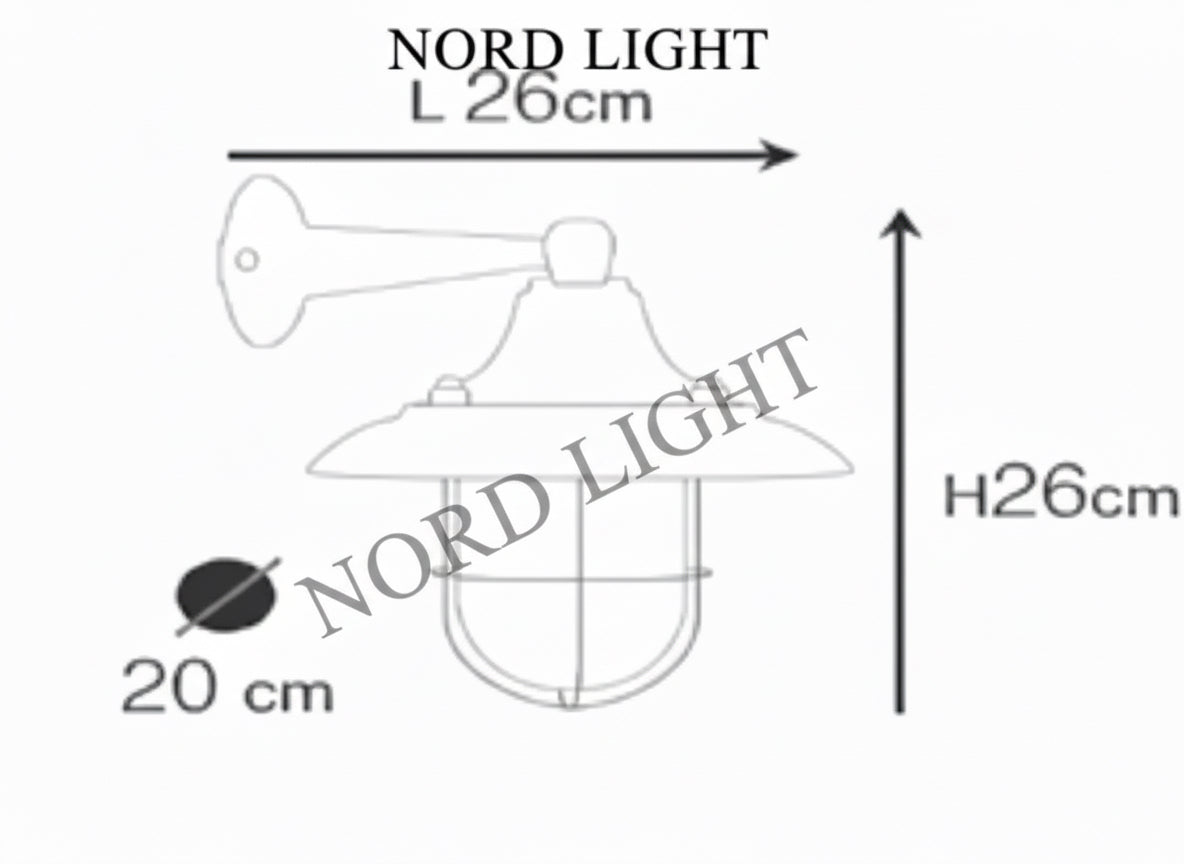 פנס קיר פליז 3011 – יציקת פליז מלאה בעיצוב קלאסי ואותנטי