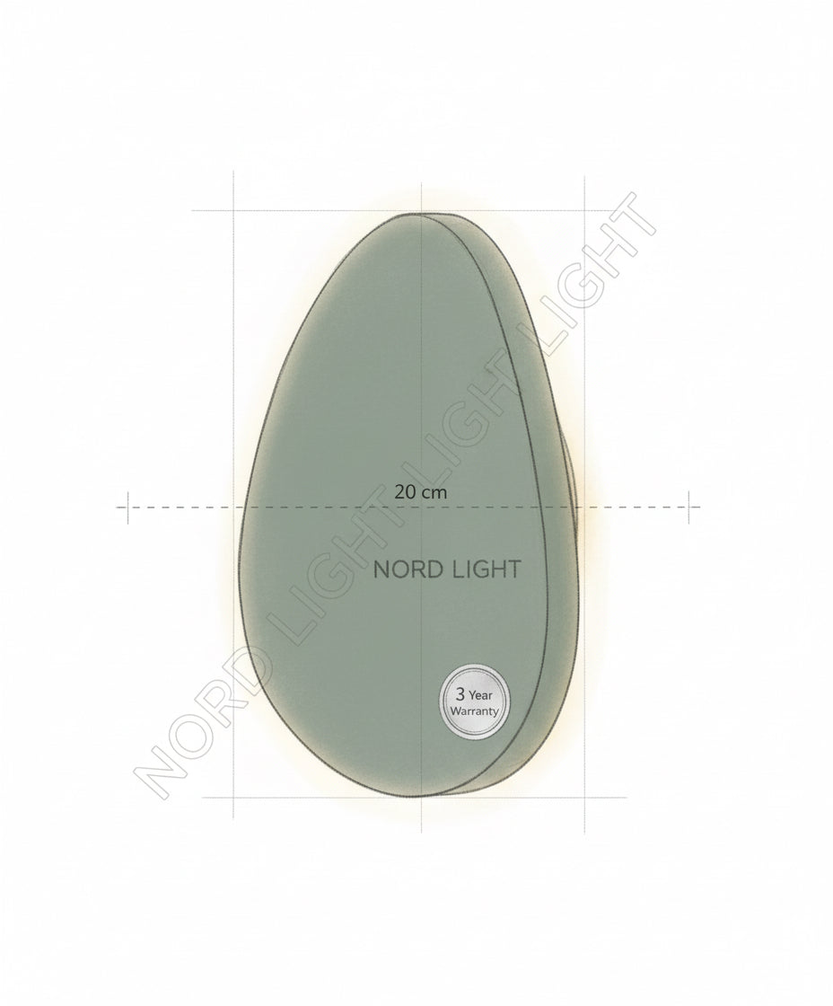 אגם נורד – מנורת קיר ירוקה