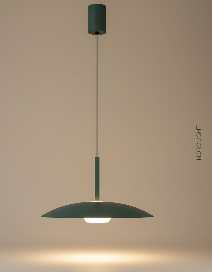 תלייה AEROLIGHT 901 בקוטר 34 או 50 ס”מ בצבע לבן/שחור/זהב/ירוק – גוף תאורה מודרני עם תאורת LED מובנית.
