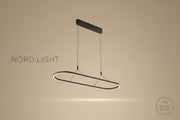 מנורת תלייה אוולית LED | OPAL